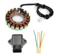 Coil Magneto Stator For NV400 NV750 VT750 For Shadow 1997 1998 1999 2000 Stator Coil Regulator Rectifier Gasket 0EM:31120-MBA-004 Ignition Coil Stator(C)