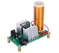 Coil Module DIY Mini High Power Plasma Speaker Electronic Kit 15W DC 15-24V 2A with Arc Lighting Music Playback for Science Experiments Electronics Hobbyists