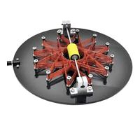 Coil Motor, Brushless Induction Electromagnetic Drive with Acrylic Disc Base, 25cm Diameter for Physics Teaching and Experimentation