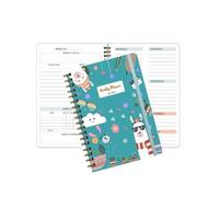 Coil Notebook A5 Planner Efficiency Weekly Schedule Book Straps Notebook(Style 1)