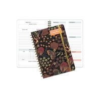 Coil Notebook A5 Planner Efficiency Weekly Schedule Book Straps Notebook(Style 2)