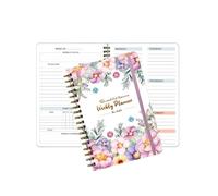 Coil Notebook A5 Planner Efficiency Weekly Schedule Book Straps Notebook(Style 4)