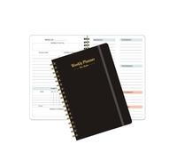 Coil Notebook A5 Planner Efficiency Weekly Schedule Book Straps Notebook(Style 5)