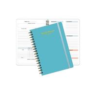 Coil Notebook A5 Planner Efficiency Weekly Schedule Book Straps Notebook(Style 8)