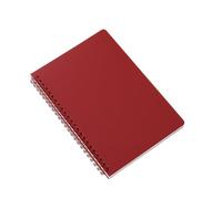 Coil Notebook A5 Spiral Notebook Thick Paper Lined Writing(A5 dark red)