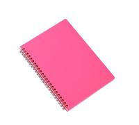 Coil Notebook A5 Spiral Notebook Thick Paper Lined Writing(A5 rose red)