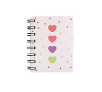 Coil Notebook A7 Book Notebooks Flip Coil Portable Notepad(Dark Blue)