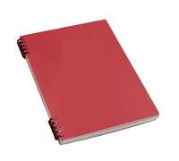 Coil Notebook B5 Non Slip Loose Leaf Book Detachable Notebook Coil Notepad(Red)