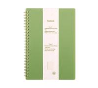 Coil Notebook Twin Coil Binding Notebook Lined Paper Note Book(Green)