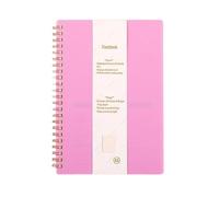 Coil Notebook Twin Coil Binding Notebook Lined Paper Note Book(Pink)