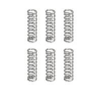 Coil Spring,Compression Spring,Mini Springs,6Pcs Compression Springs, 1mm Wire Diameter x 15mm OD x 80mm Length 304 Stainless Steel Extension Spring Ballpoint Pen Pressure Springs(0.5mm x 3mm x 10mm)