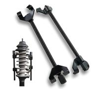 Coil Spring Compressor Set 380MM | Heavy Duty Twin Pack Automotive Suspension Strut Removal Tool Universal Car Spring Clamp Carbon Steel Dual Hook Design Professional Repair Equipment