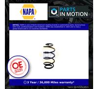 Coil Spring fits VW SHARAN 7M 1.9D Front 95 to 10 Suspension NAPA VOLKSWAGEN New