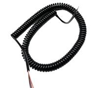 Coil spring wire, 5 Cores 0.2mm Square Multicore Spiral Cable Copper Core Elastic Signal Wire Retractable Coil(9 core 0.2 square)