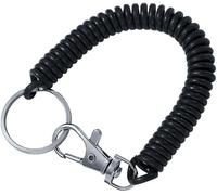 Coil Springs Keychain, Retractable Coil Springs Keychains with Lobster Clasp, Spring Coil Leash Cord Safety Ropes, Cell Phone Elastic Wrist, Coil Cord Lanyard Snap Hook