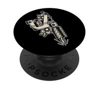 Coil Tattoo Machine Blackwork Flash Vintage PopSockets Adhesive PopGrip