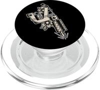 Coil Tattoo Machine Blackwork Flash Vintage PopSockets PopGrip for MagSafe