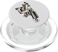 Coil Tattoo Machine Blackwork Flash Vintage PopSockets PopGrip for MagSafe