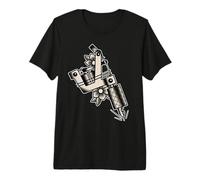 Coil Tattoo Machine Blackwork Flash Vintage Premium T-Shirt