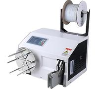 Coil Winder Machine - Automatic Winding Wire Tie Machine with Digital Touch Screen and Foot Switch for 5-30mm Bundle Diameter, Ideal for Factories and Supermarkets