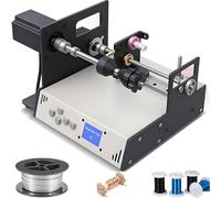 Coil Winder Machine, Professional Bench-Top Automatic Wire Winding Tool for Guitar Amp Transformers and Custom Valve Amplifier Coils, Self-Adjusting Design