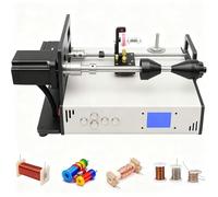 Coil Winding Machine, 900RPM Industrial Grade with Auto-Wire Alignment & Digital LCD for Tube Transformers and Fishing Line Winding