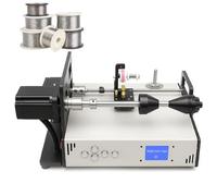 Coil Winding Machine, Automatic Wire Winder with Programmable LCD Control, Adjustable Speed, 0.01mm Precision Alignment for Transformer Coils and Fishing Line