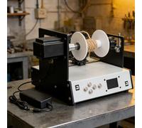 Coil Winding Machine, CNC Automatic Wire Winder, 0.01MM Precision, 2.3NM Torque, Adjustable Speed 120-900 RPM for Transformers and Coils