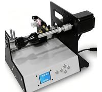 Coil Winding Machine Stock Cable Wiring, Automatic Tube Amplifier Winding Machine, Fishing Line Winder (110V), 900 RPM, Auto-Wire Alignment for Tool Lines, Coils, and Silk Threads