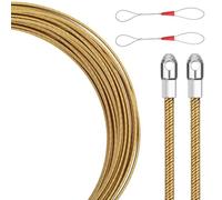 Coil Wire Threader with Protective Round Tip Cable Managers Electrical Spring Wire Multiple Length Spring Cable