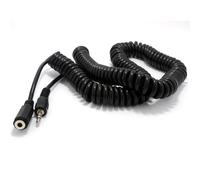 kenable COILED 3.5mm Stereo Jack to Socket Headphone Extension Cable Lead 5m