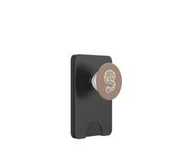 Coiled Ball Python Minimalist Serpent Brown PopSockets PopWallet for MagSafe