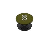 Coiled Ball Python Minimalist Serpent Green PopSockets Adhesive PopGrip
