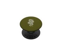 Coiled Ball Python Minimalist Serpent Green PopSockets Adhesive PopGrip