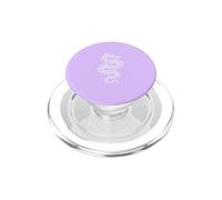 Coiled Ball Python Minimalist Serpent Lilac PopSockets PopGrip for MagSafe