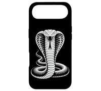 Coiled Cobra Venomous Snake King Serpent Black and White Case for iPhone Air