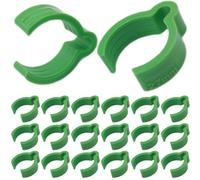 Coiled Hose Clips Compatible with Festool Vacuum 27mm Hoses,Dust Hose Clip for Festool Sander & Dust Extractor (Green-20Pcs)