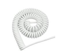 coiled mains flex, 9-core spring wire 0.1mm² 6-7 meters PU pure copper industrial electrical