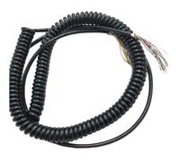 Coiled Mains Flex Curly Spring Cord 12 Cores Stretchable