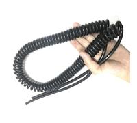Coiled mains Flex, Retractable Heavy Duty Spring Spiral Cable TPU 12/13-Core 0.15mm² Undraw Multiple Sizes(12core 0.15mm,Undraw 4.0meter)