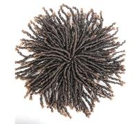 Coiled Mesh Dreadlock Braiding Hair With Breathable Net Base Synthetic Fiber For African Hairstyles Toupee 100g No Maintenance Synthetic Dreadlocks For Daily Use