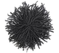 Coiled Mesh Dreadlock Braiding Hair With Breathable Net Base Synthetic Fiber For African Hairstyles Toupee 100g No Maintenance Synthetic Dreadlocks For Daily Use