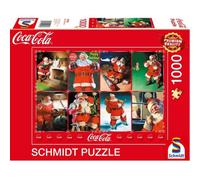 Coiled Spring Coca Cola: Santa Claus Happy Holidays Puzzle (1000 Pieces) - Brand New And Sealed
