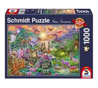 Coiled Spring Enchanted Dragon Land (1000 Pieces) - Brand New And Sealed