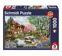 Coiled Spring House On The Lake (1000 Pieces) - Brand New And Sealed