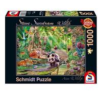Schmidt Spiele | Steve Sundram: Asian Wildlife (1000pc) | Puzzle | Ages 12+