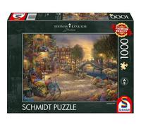 Coiled Spring Thomas Kinkade: Amsterdam Cafe (1000Pc) - Brand New And Sealed