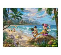 Coiled Spring Thomas Kinkade: Disney Minnie & Mickey In Hawaii (1000Pc) - Brand New And Sealed