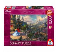 Coiled Spring Thomas Kinkade: Disney Sleeping Beauty Dancing In The Enchanted Light (1000Pc) - Brand New And Sealed