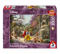 Coiled Spring Thomas Kinkade: Disney, Snow White - Dancing With The Prince 1000Pc - Brand New And Sealed
